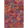 Surya Surya RWS6202-1616 18 in. Rainbow Shag Bohemian & Global Sample Area Rug - Multicolor RWS6202-1616